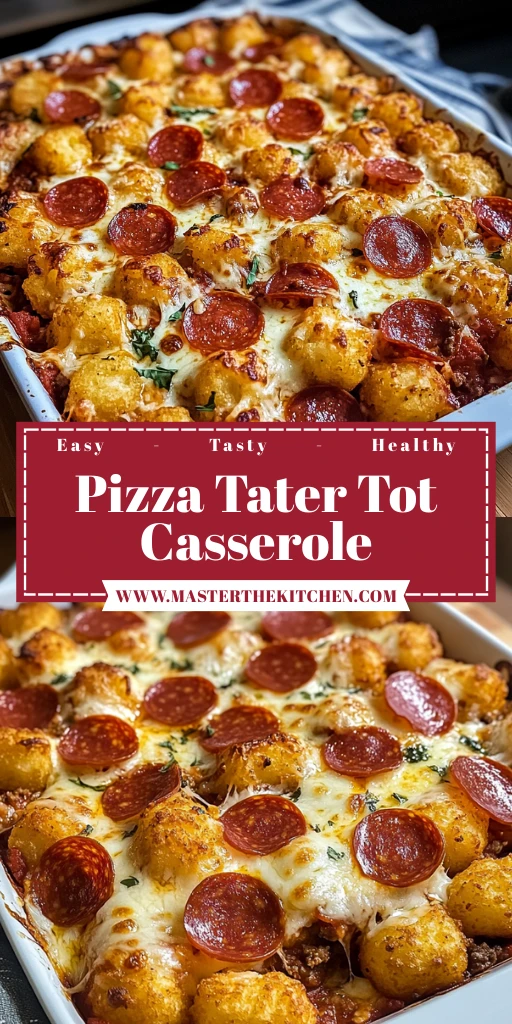 Discover the Ultimate Pizza Tater Tot Casserole Recipe Today! 4 Pizza Tater Tot Casserole 30 Minutes Easy Delicious