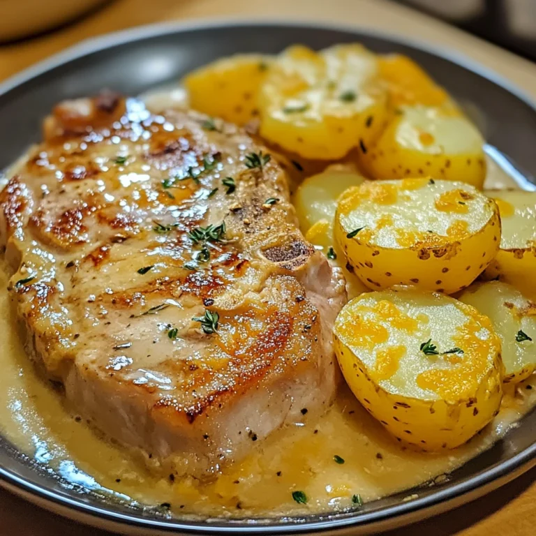 Pork Chops with Scalloped Potatoes 5 Steps Ultimate Delicious