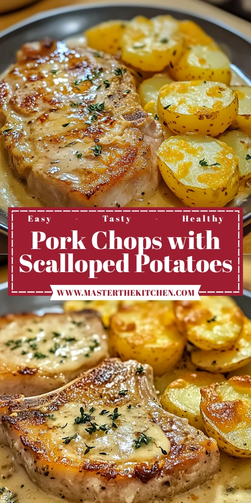 Pork Chops with Scalloped Potatoes 5 Steps Ultimate Delicious