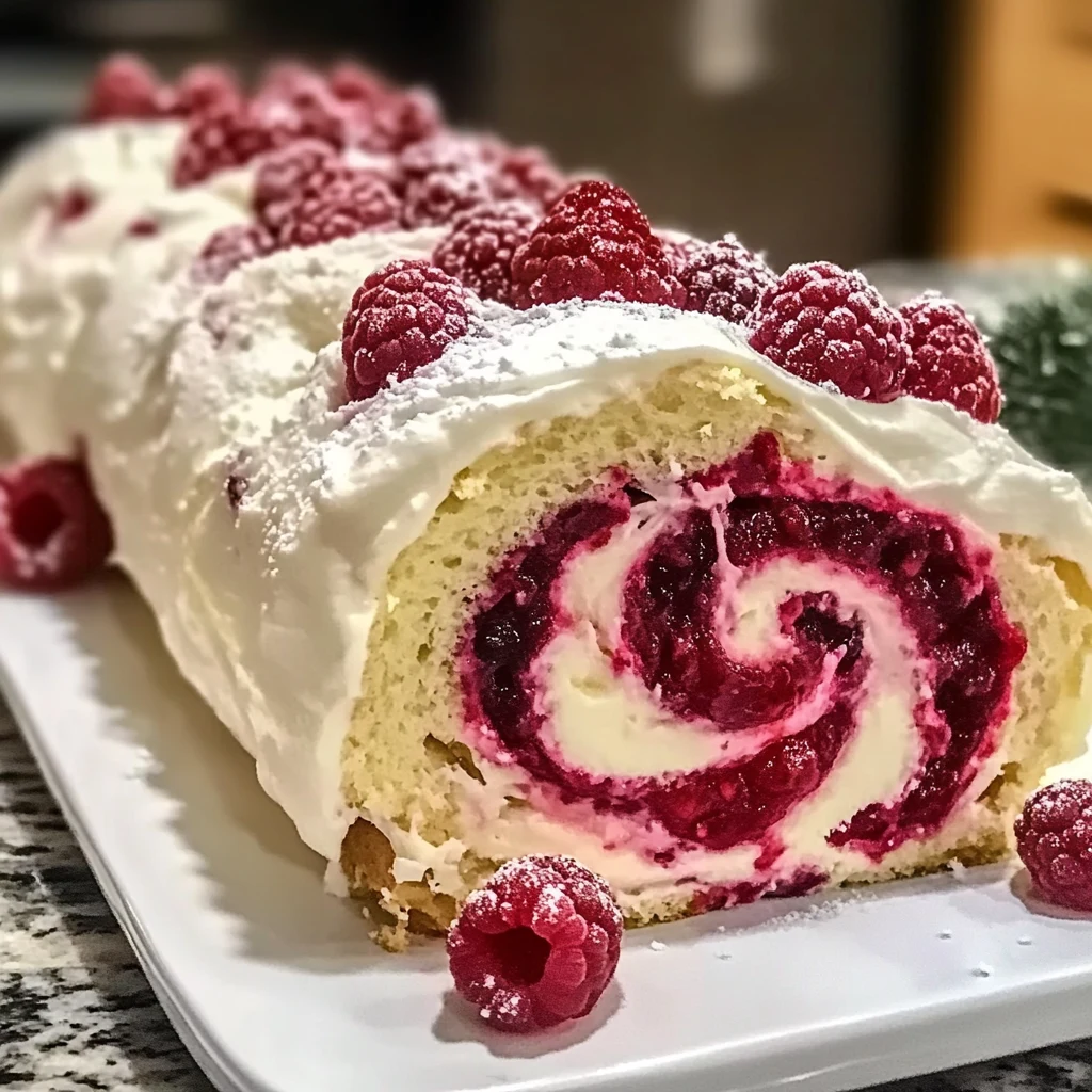 Indulge in the Festive Delight of Raspberry Swirl Christmas Roll 4 Raspberry Swirl Christmas Roll 4 Servings Ultimate Delicious