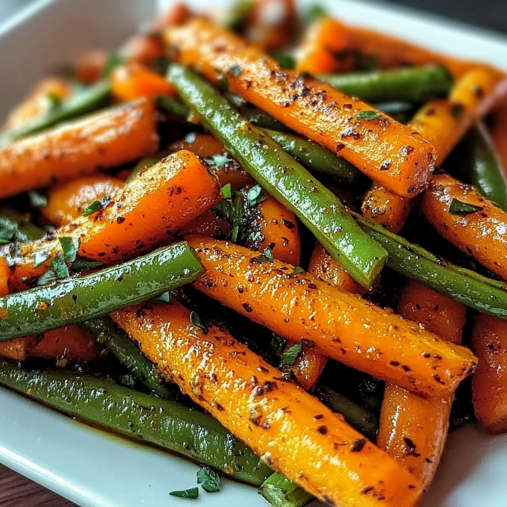 Discover the Joy of Roasted Carrots and Green Beans Today! 4 Roasted Carrots and Green Beans 25 Minutes Easy Delicious