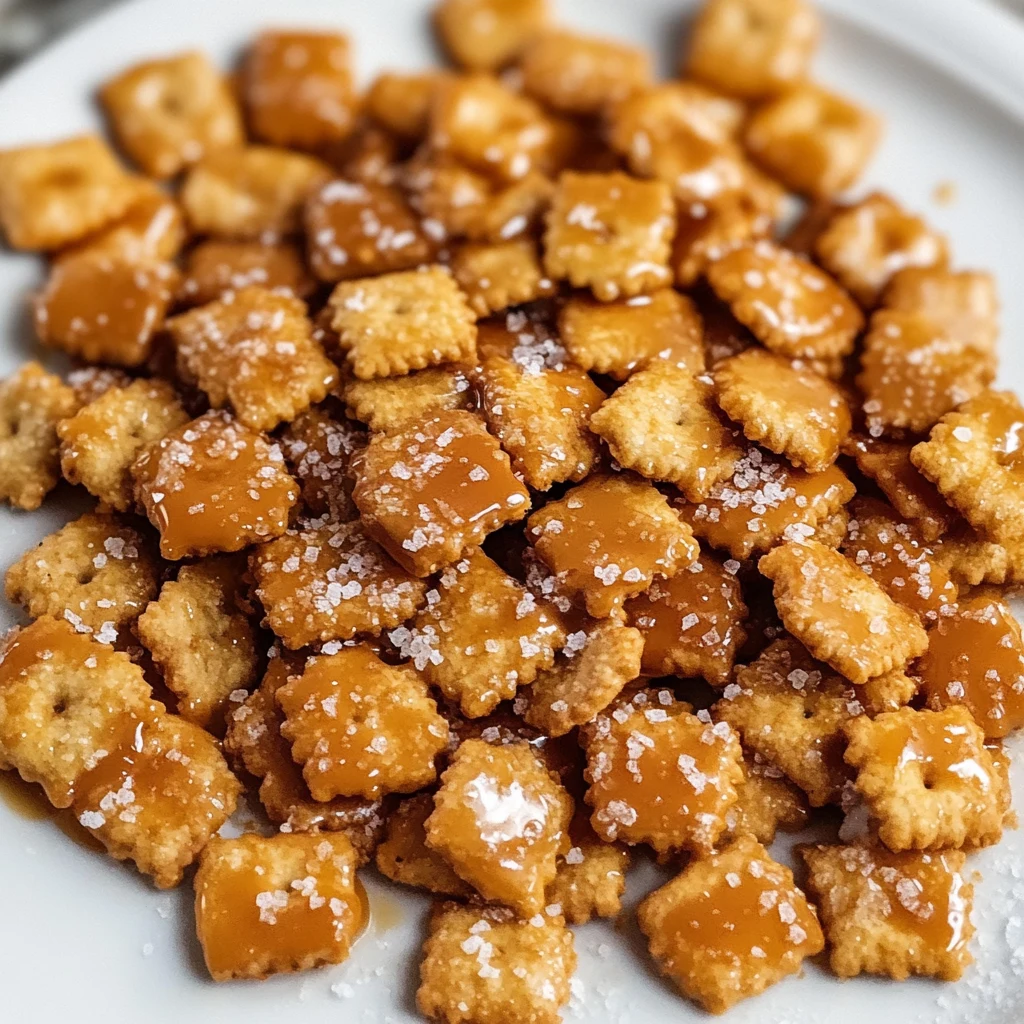 Indulge in Salted Caramel Cracker Bites: A Quick, Sweet Delight! 4 Salted Caramel Cracker Bites 10 Minutes Easy Delicious
