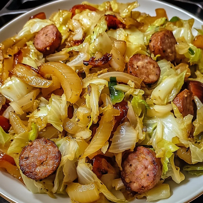 Sausage and Cabbage Stir Fry 30 Minutes Quick Delicious