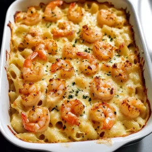 Shrimp Scampi Pasta Bake 4 Servings Easy Delicious