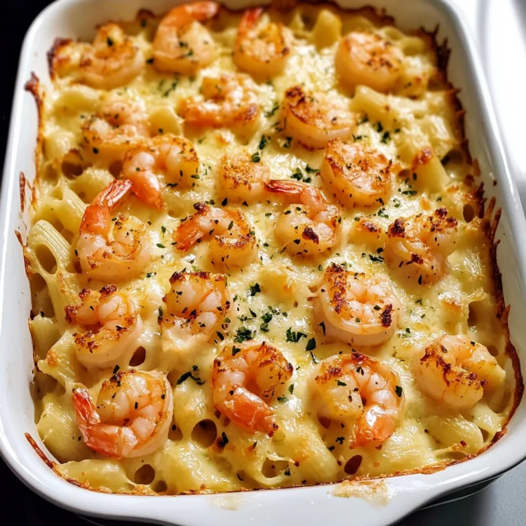 Shrimp Scampi Pasta Bake 4 Servings Easy Delicious