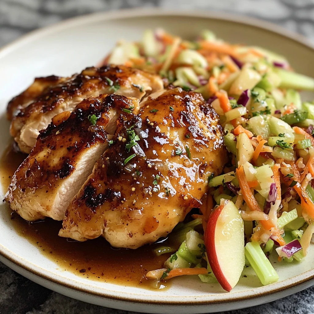 Discover the Joy of Sticky Apple Cider Chicken with Crisp Autumn Slaw 4 Sticky Apple Cider Chicken with Crisp Autumn Slaw 30 Minutes Ultimate Delicious
