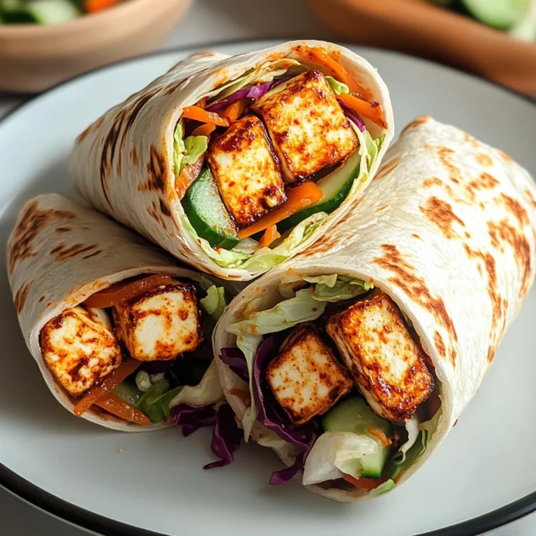 Sweet Chili Halloumi Wraps 4 Servings Ultimate Delicious