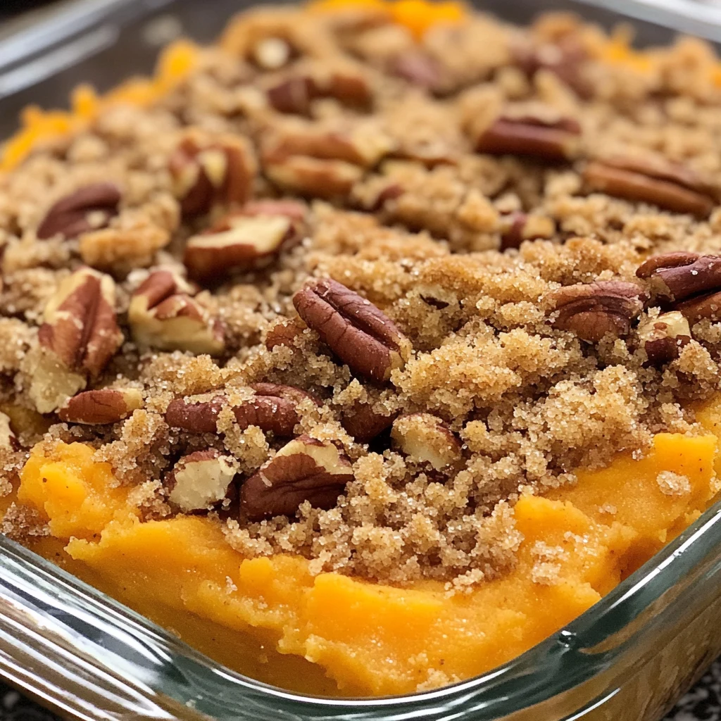 Indulge in Sweet Potato Crunch Casserole for a Family Favorite 4 Sweet Potato Crunch Casserole 4 Servings Perfectly Delicious