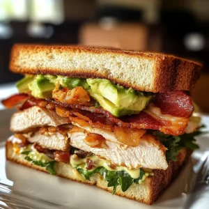 Ultimate Loaded Chicken Club 4 Servings Amazing