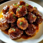 Whiskey Peach BBQ Meatballs 30 Minutes Easy Delicious
