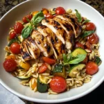 Balsamic Chicken & Veggie Orzo: 30 Minutes to Delicious