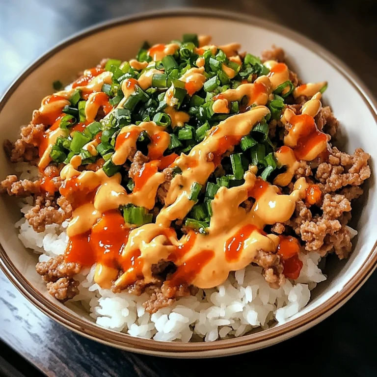 Bang Bang Ground Turkey Rice Bowls 30 Minutes Easy Delicious