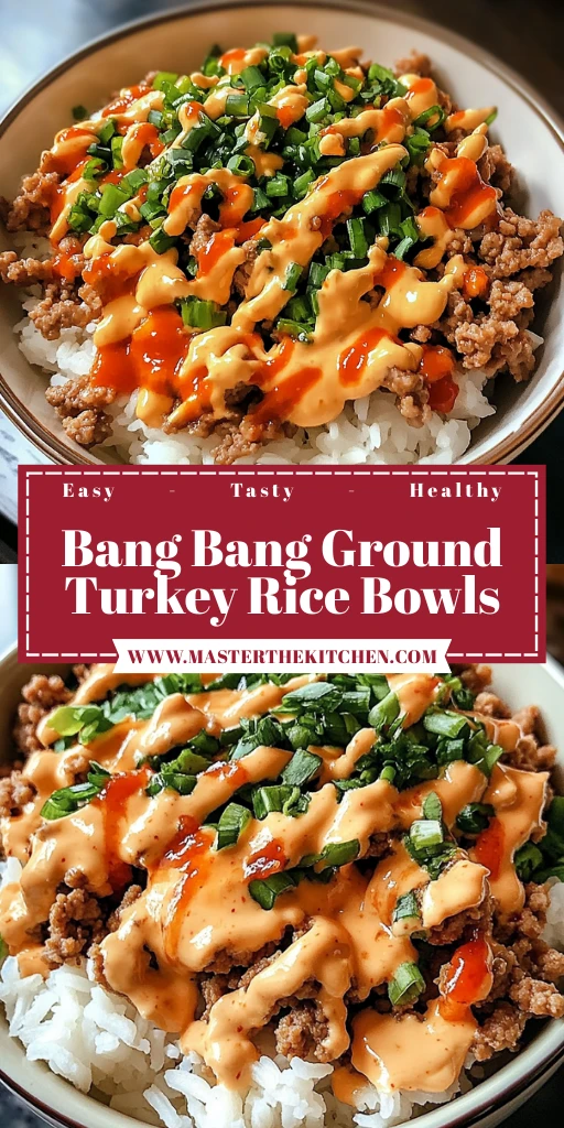 Bang Bang Ground Turkey Rice Bowls 30 Minutes Easy Delicious