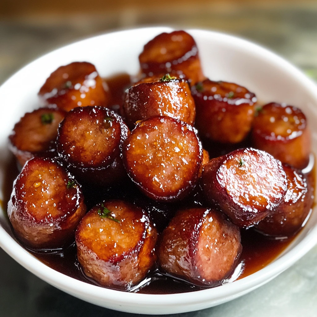 Candied Kielbasa Bites 30 Minutes Easy Delicious