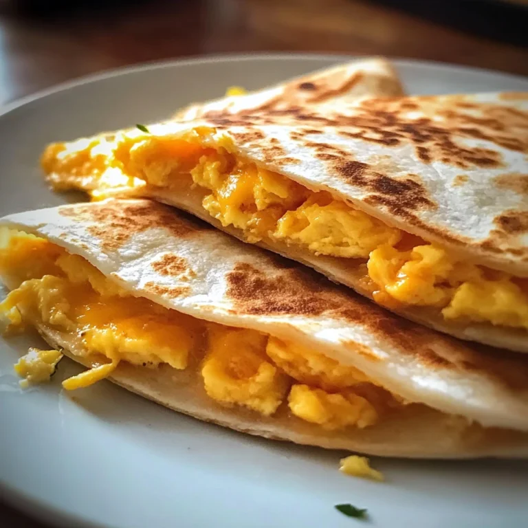 Cheddar Egg Quesadilla 4 Ingredients Easy Delicious