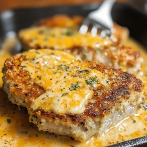 Cheddar Ranch Pork Chops 4 Servings Easy Delicious
