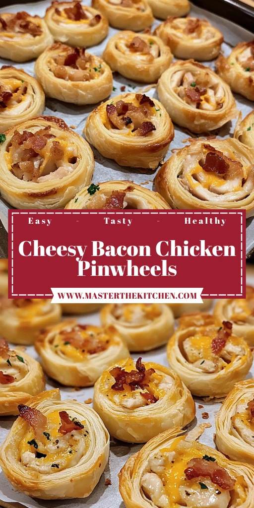 Cheesy Bacon Chicken Pinwheels 12 Servings Easy Delicious
