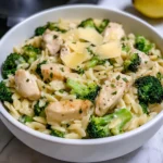 Chicken and Broccoli Orzo 30 Minutes Easy Delicious