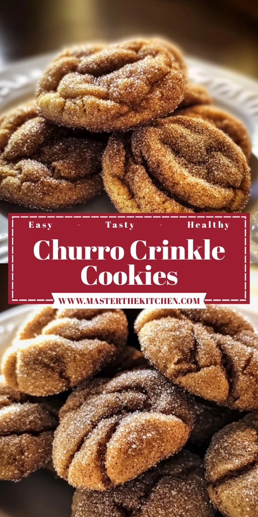 Churro Crinkle Cookies 4 Ingredients Easy Delicious