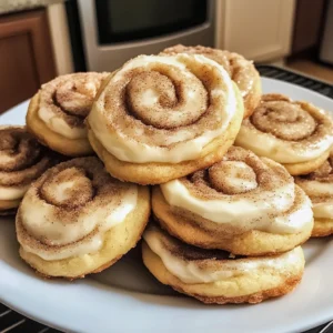Cinnamon Roll Cheesecake Cookies 4 Servings Ultimate Delicious