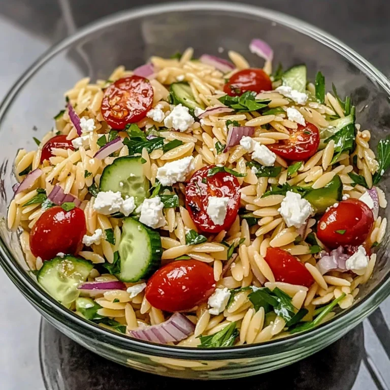Classic Balsamic Orzo Salad 7 Ingredients Easy Delicious