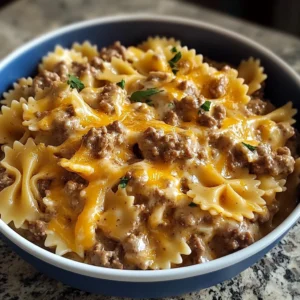 Creamy Beef and Bowtie Pasta 30 Minutes Easy Delicious