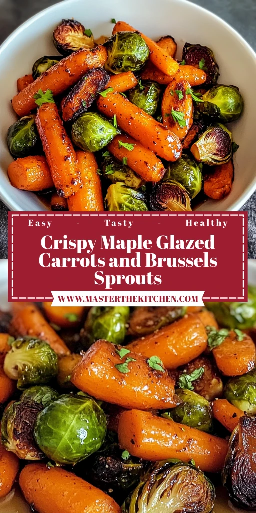 Crispy Maple Glazed Carrots and Brussels Sprouts 30 Minutes Amazing