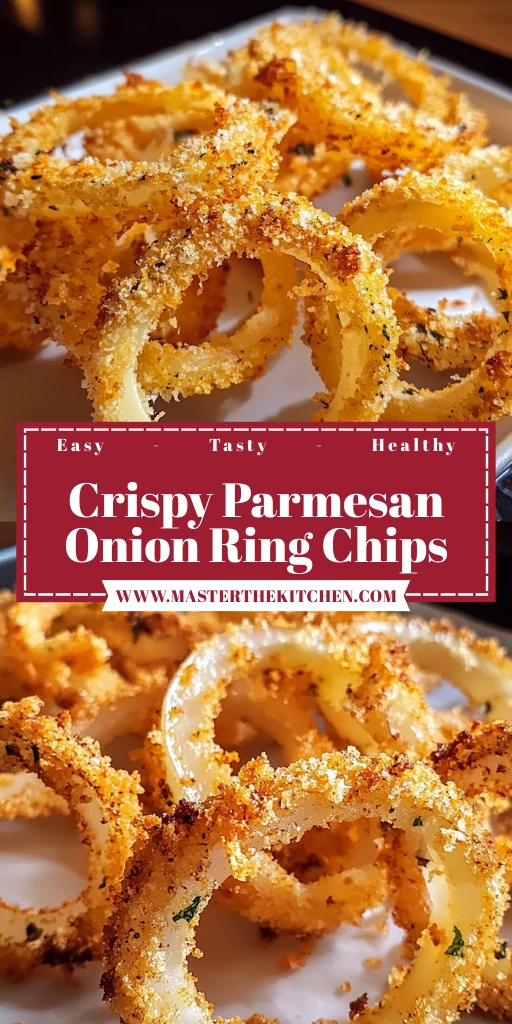 Crispy Parmesan Onion Ring Chips 15 Minutes Awesome Delicious