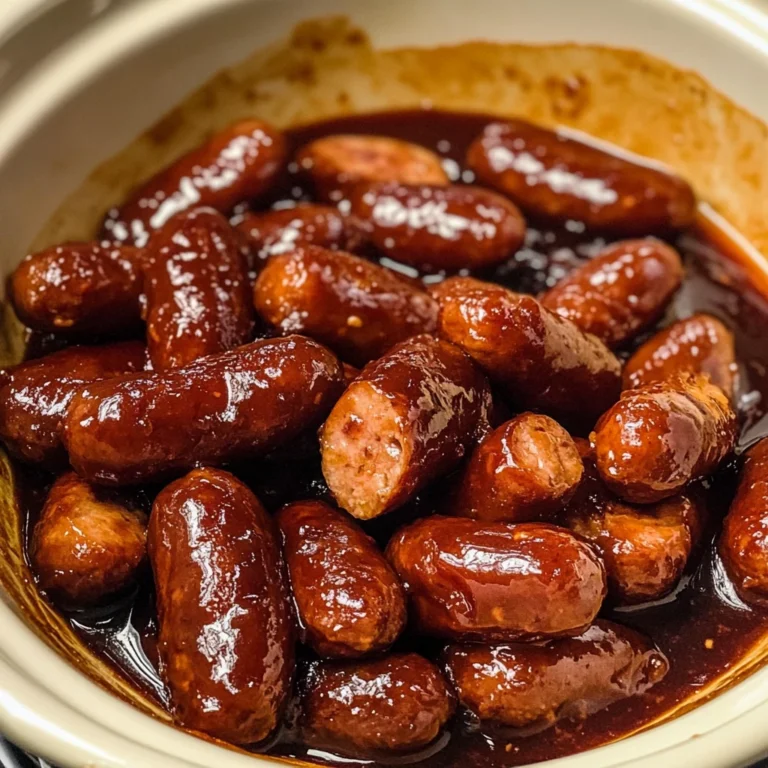 Crock-Pot Cocktail Sausages 3 Hours Easy Delicious