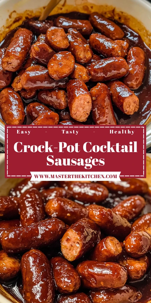 Crock-Pot Cocktail Sausages 3 Hours Easy Delicious
