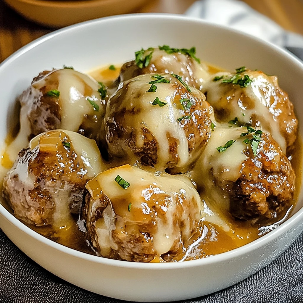 Crock Pot French Onion Meatballs 5 Steps Ultimate Delicious