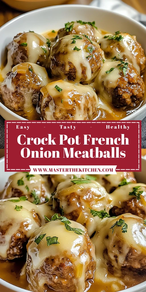 Crock Pot French Onion Meatballs 5 Steps Ultimate Delicious