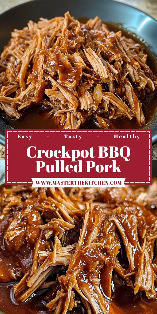 Crockpot BBQ Pulled Pork 4 Servings Ultimate Delicious