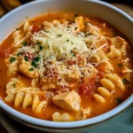 Crockpot Chicken Parmesan Soup 30 Minutes Easy Delicious