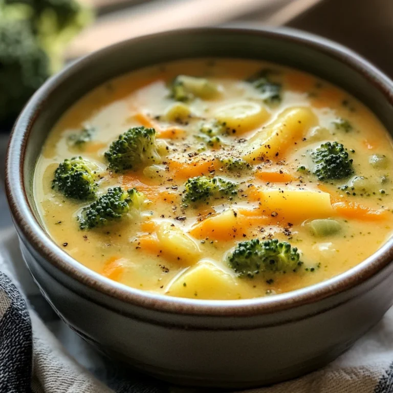 Crockpot Potato Broccoli Cheddar Soup 30 Minutes Easy Delicious