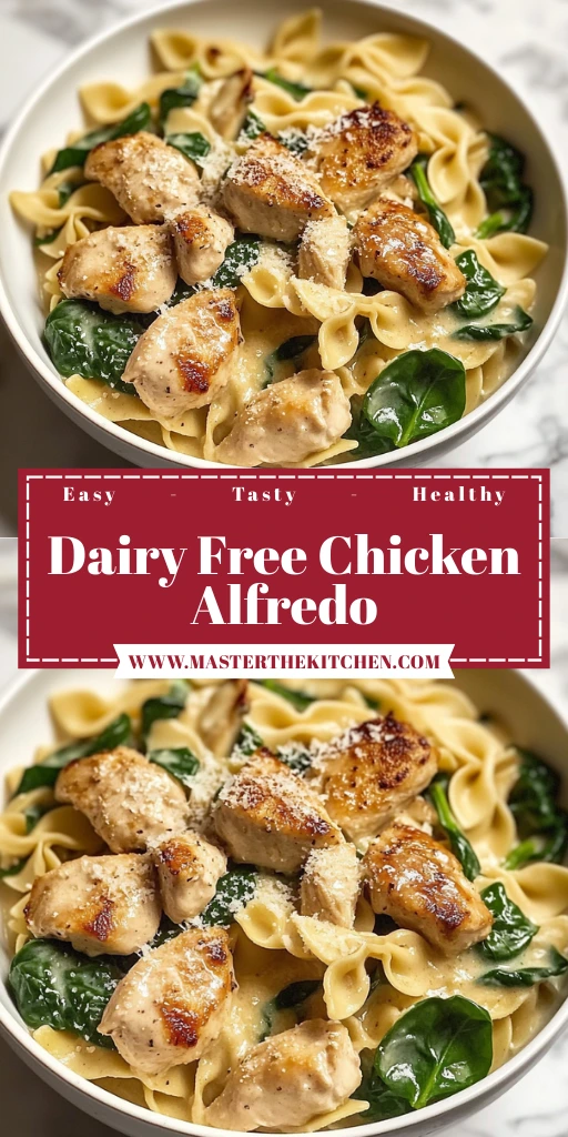 Dairy Free Chicken Alfredo 4 Servings Ultimate Delicious