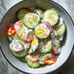 Everything Bagel Cucumber Salad 4 Servings Easy Delicious