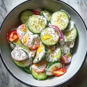Everything Bagel Cucumber Salad 4 Servings Easy Delicious