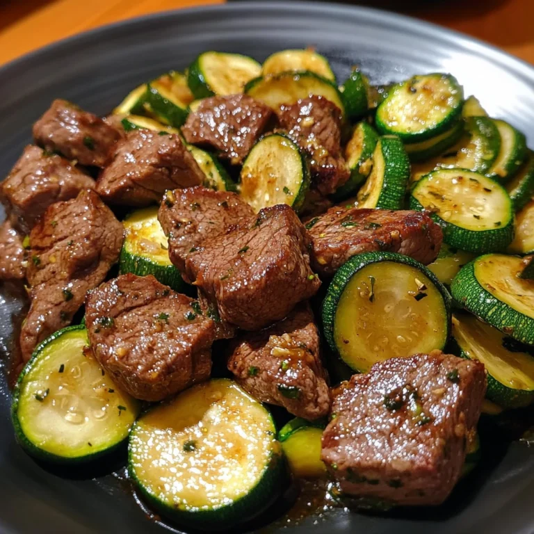 Garlic Butter Steak Bites with Zucchini 30 Minutes Easy Delicious