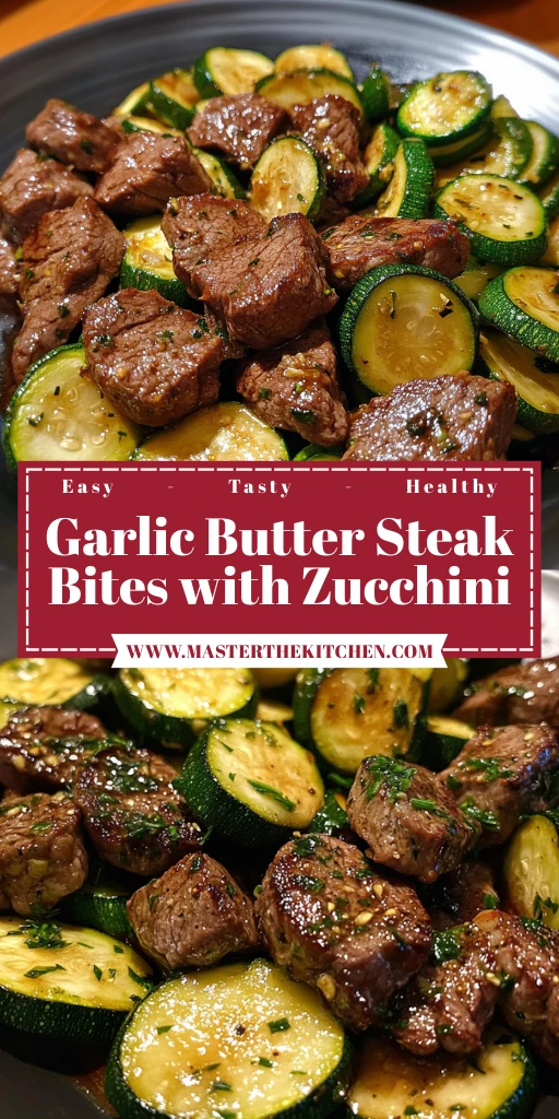 Garlic Butter Steak Bites with Zucchini 30 Minutes Easy Delicious