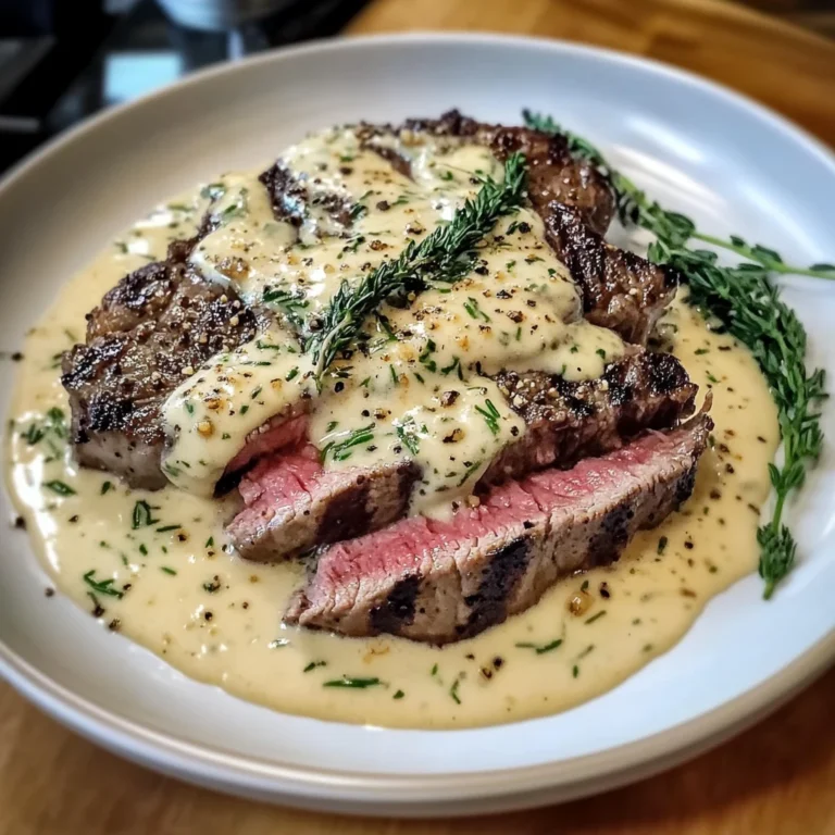 Garlic Butter Steak with Parmesan Cream Sauce - 5 Steps to Amazing