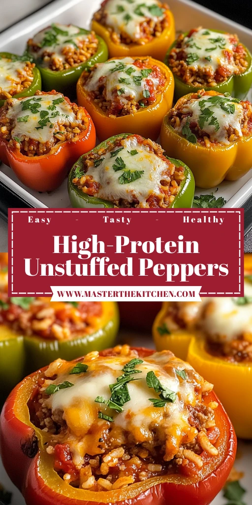 High-Protein Unstuffed Peppers 30 Minutes Easy Delicious