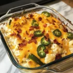 Jalapeno Popper Cauliflower Casserole 30 Minutes Easy Delicious