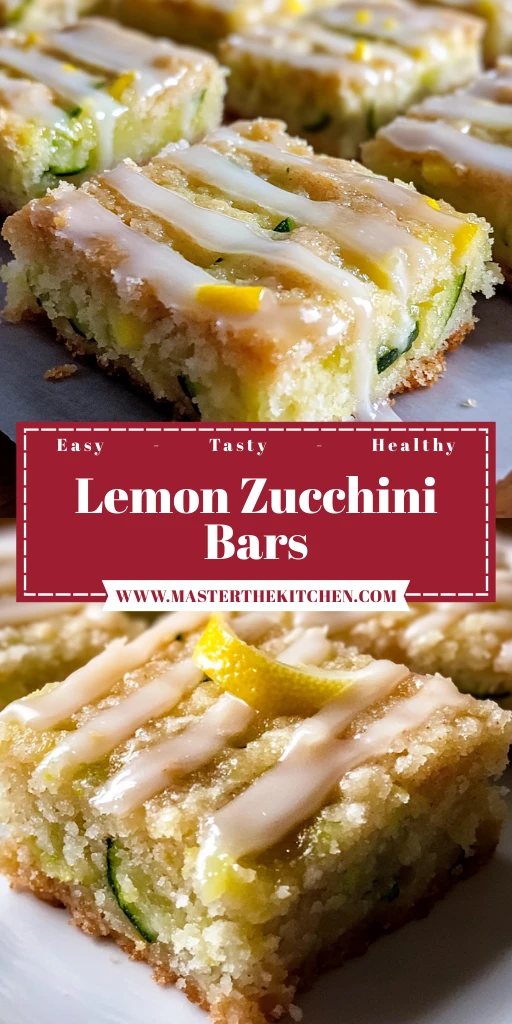 Lemon Zucchini Bars 30 Minutes Easy Delicious