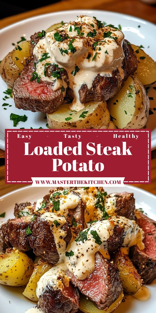 Loaded Steak Potato 4 Servings Ultimate Delicious