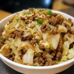 Low-Carb Mongolian Ground Beef and Cabbage: 30 Minutes Quick Delicious