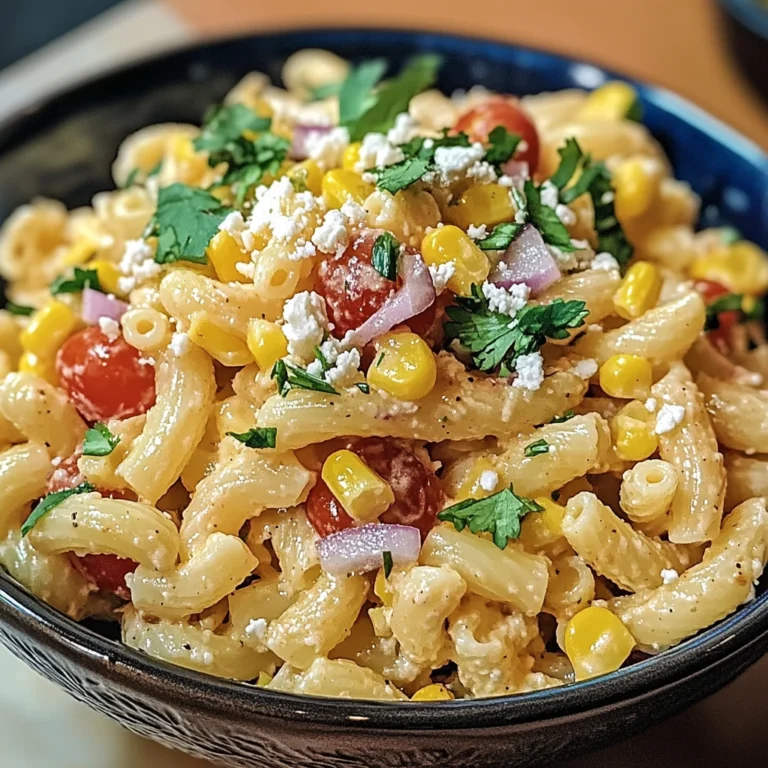 Mexican Street Corn Pasta Salad 5 Steps Ultimate Delicious