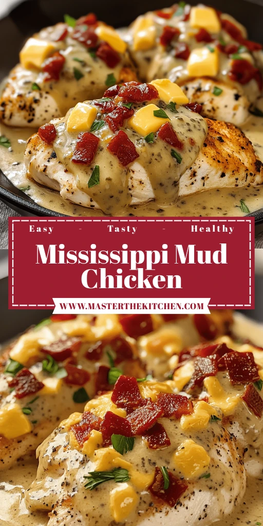 Mississippi Mud Chicken 4 Servings Easy Delicious