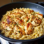 One-Pot Cajun Chicken Alfredo Orzo 30 Minutes Ultimate Delicious