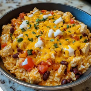 One-Pot Cheesy Southwest Chicken & Rice 30 Minutes Easy Delicious